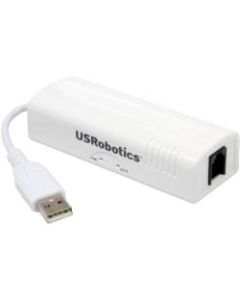 U.S. Robotics 5637 56K USB Hardware Fax Modem - USB - 1 x RJ-11 Phone Line - 56 Kbps