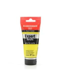 Amsterdam Expert Acrylic Paint Tubes, 75 mL, Permanent Lemon Yellow, Pack Of 2