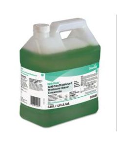 Diversey Bath Mate Acid-Free Disinfectant Washroom Cleaner Concentrate, Fresh Scent, 192 Oz Per Bottle, Case Of 2 Bottles