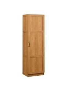 Sauder Select Storage Pantry, 60inH x 18inW x 13-7/8inD, Highland Oak