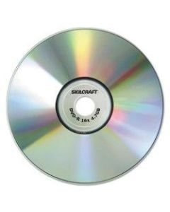 SKILCRAFT Branded Attribute DVD-R Media Discs, Pack of 25 Discs (AbilityOne 7045015155372)