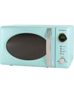 Nostalgia Electrics Retro 0.7 Cu Ft 700-Watt Countertop Microwave, Aqua