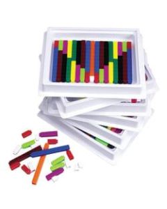 Learning Resources Connecting Cuisenaire Rods Multipacks, Grades Pre-K - 9, Pack Of 6
