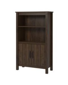 Ameriwood Home Eastwood 3-Shelf Bookcase With Doors, Walnut