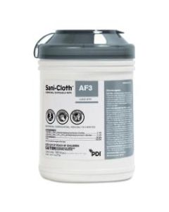 Sani Professional Sani-Cloth AF3 Germicidal Disposable Wipes, 11.4 Oz, 160 Sheets Per Canister, Pack Of 12 Canisters