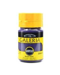 Winsor & Newton Galeria Flow Formula Acrylic Colors, 250 mL, Winsor Violet, 728, Pack Of 2