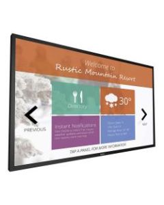 Philips Signage Solutions Multi-Touch FHD LED Monitor, 42.5in, VESA Mount, 43BDL4051T