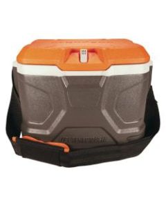 Ergodyne Chill-Its 5170 17-Qt Industrial Hard-Sided Cooler, 16-1/4inH x 12inW x 12inD, Orange/Gray