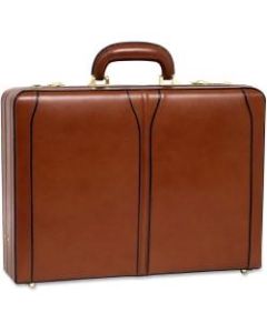 McKleinUSA Turner Leather Attache Case, Brown