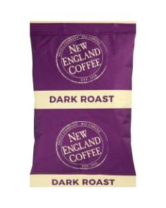 New England Coffee Single-Serve Coffee Packets, French Roast, Carton Of 24