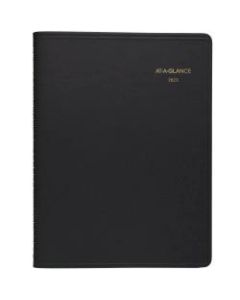 AT-A-GLANCE 2-Person Daily Appointment Book, 8in x 11in, Black, January To December 2022, 7022205