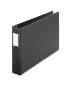 Cardinal EasyOpen Tabloid Reference 3-Ring Binder, 2in Slant Rings, 65% Recycled, Black