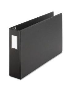 Cardinal EasyOpen Tabloid Reference 3-Ring Binder, 3in Slant Rings, 65% Recycled, Black