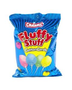 Fluffy Stuff Cotton Candy Bags, 2.5 Oz, Pack Of 12