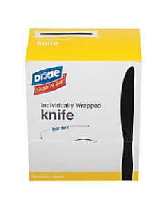 Dixie GrabN Go Knives, Black, 90 Per Box, Pack Of 6 Boxes