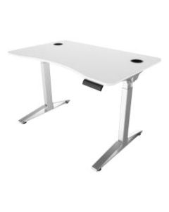 Safco Defy Electric Desk Adjustable Base, Silver