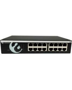 Amer 16-Port 10/100/1000Base-T Gigabit Ethernet Desktop Switch - 16 Ports - Gigabit Ethernet - 10/100/1000Base-T - 2 Layer Supported - Power Supply - Twisted Pair - Desktop, Rack-mountable