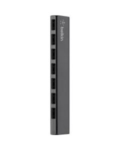Belkin 7-Port Ultra-Slim Desktop Hub - USB - External - 7 USB Port(s) - 7 USB 2.0 Port(s) - PC, Mac