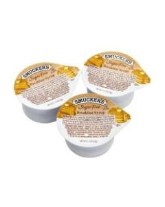 Smuckers Single-Serve Sugar-Free Breakfast Syrup Packs, 1.1 Oz, Case Of 100 Packs