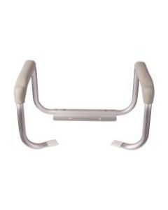 DMI Toilet Safety Arm Support, White/Silver