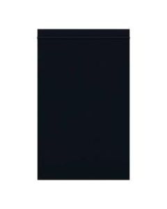 Office Depot Brand Reclosable Poly Bags, 6in x 9in, Black, Case Of 1,000 Bags