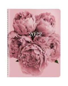 Brownline 14-Month Monthly Pink Ribbon Planner, 7-1/8in x 8-7/8in, Pink, December 2021 to January 2023, CB1219.PNK