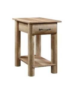 Sauder Boone Mountain Side Table, 24inH x 15-7/8inW x 22-11/16, Craftsman Oak