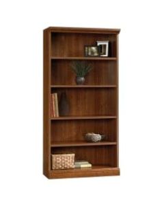 Sauder Camden County Bookcase, 5 Shelves, Planked Cherry