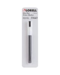 Lorell Magnetic Dry-Erase/Chalkboard Marker, White
