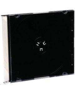 Verbatim CD & DVD Slim Jewel Cases, Black, Pack Of 200