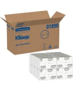 Kleenex Multi-Fold 1-Ply Paper Towels, 150 Per Pack, Case Of 16 Packs