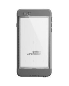 LifeProof iPhone 6 Plus Case - nuud - For Apple iPhone 6 Plus Smartphone - White, Gray - Water Proof, Drop Proof, Snow Proof, Shock Proof, Dirt Proof, Dust Proof