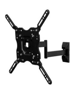 Philips Full-Motion TV Mount For TVs Up To 80in, 11-5/16inH x 12-5/8inW x 2-5/8inD, Black