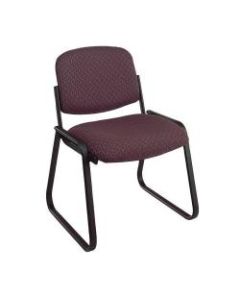 Office Star Deluxe Work Smart Fabric Guest Chair, Cabernet/Black