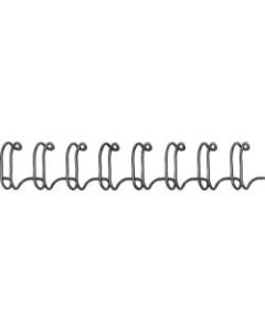 Fellowes Double-Loop Wire Binding Combs - 0.3in Height x 11in Width x 0.3in Depth - 35 x Sheet Capacity - Black - 25 / Pack