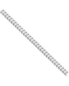 Fellowes Wire Binding Combs, 3/8in - 0.4in Height x 11in Width x 0.4in Depth - 0.31in Maximum Capacity - 80 x Sheet Capacity - Round - Black - 25 / Pack
