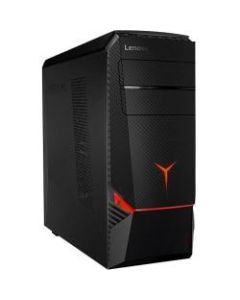 Lenovo Legion Y720T-34ASU 90H90002US Gaming Desktop Computer - AMD Ryzen 7 1800X 3 GHz - 16 GB RAM DDR4 SDRAM - 1 TB HDD - 256 GB SSD - Black - Windows 10 Home 64-bit - AMD RX 570 4 GB GDDR5 - DVD-Writer - English (US) Keyboard