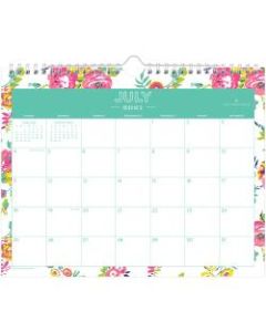 Blue Sky Day Designer Monthly Wall Calendar, 8-3/4in x 11in, Peyton White, July 2021 To June 2022, 107936