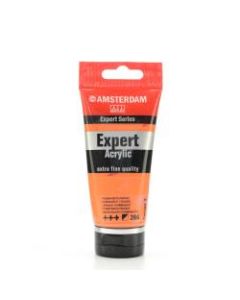 Amsterdam Expert Acrylic Paint Tubes, 75 mL, Permanent Orange, Pack Of 2