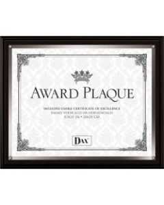 DAX Wooden Insert Plaques - 8.5in x 11in - Black - 1 Each