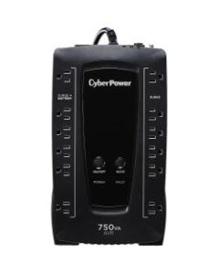 CyberPower AVRG750U AVR UPS Systems - 750VA/450W, 120 VAC, NEMA 5-15P, Compact, 12 Outlets, PowerPanel Personal, $150000 CEG, 3YR Warranty