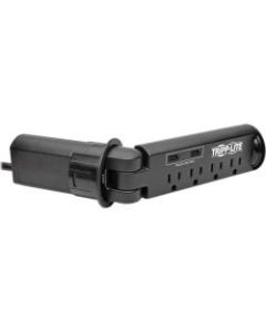 Tripp Lite 4-Outlet Surge Protector Power Strip Desk Grommet w/ USB Charging - 4 x NEMA 5-15R, 2 x USB - 1500 J - 120 V AC Input - 120 V AC, 5 V DC Output