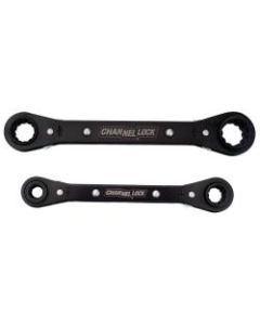 2 pc 4-in-1 Ratcheting Box Wrench Set, Inch