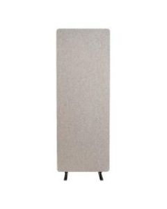 Luxor RECLAIM Acoustic Privacy Single Panel, 66inH x 24inW, Misty Gray
