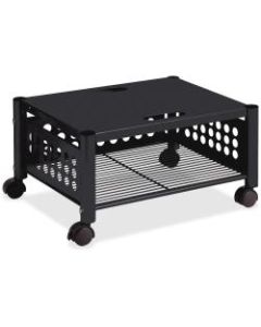 Vertiflex Steel Underdesk Machine Stand, 11 1/2inH x 21 1/2inW x 17 7/8inD, Black