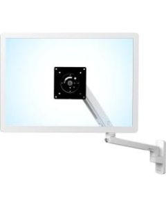 Ergotron Mounting Arm for TV, LCD Monitor - White - 1 Display(s) Supported - 34in Screen Support - 20 lb Load Capacity