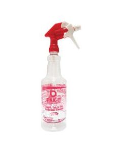 Big 3 Packaging PAK-IT Spray Bottle, Basin Tub/Tile Bathroom Cleaner, 32 Oz, Pink/Clear