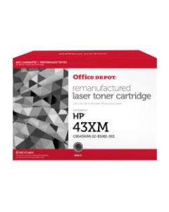 Office Depot Brand OD43TM Remanufactured Black MICR Toner Cartridge Replacement For HP 43X