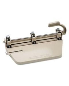 Light-Duty 3-Hole Punch, 1/4in Holes, Beige (AbilityOne 7520-00-139-3942)