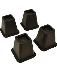 BIOS Living Square Bed Riser 6in - 1760 lb Weight Capacity - Black